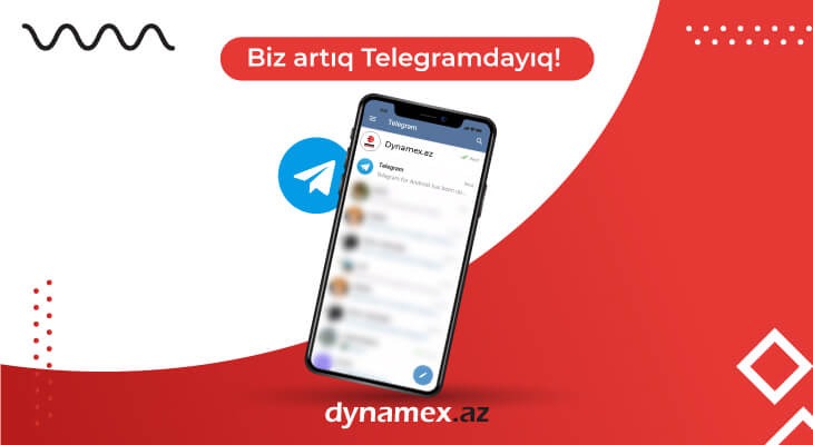 Biz artıq Telegramdayıq! Biz artıq Telegramdayıq!